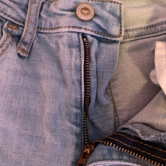 Hollister High Rise Slim Straight Leg Stretch Jeans - Picture 3 of 7